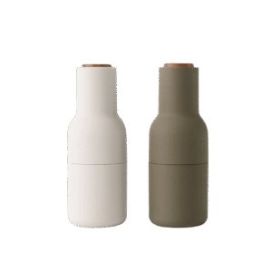 Bottle Grinder 2 pcs, Hunting Green-Beige-Walnut